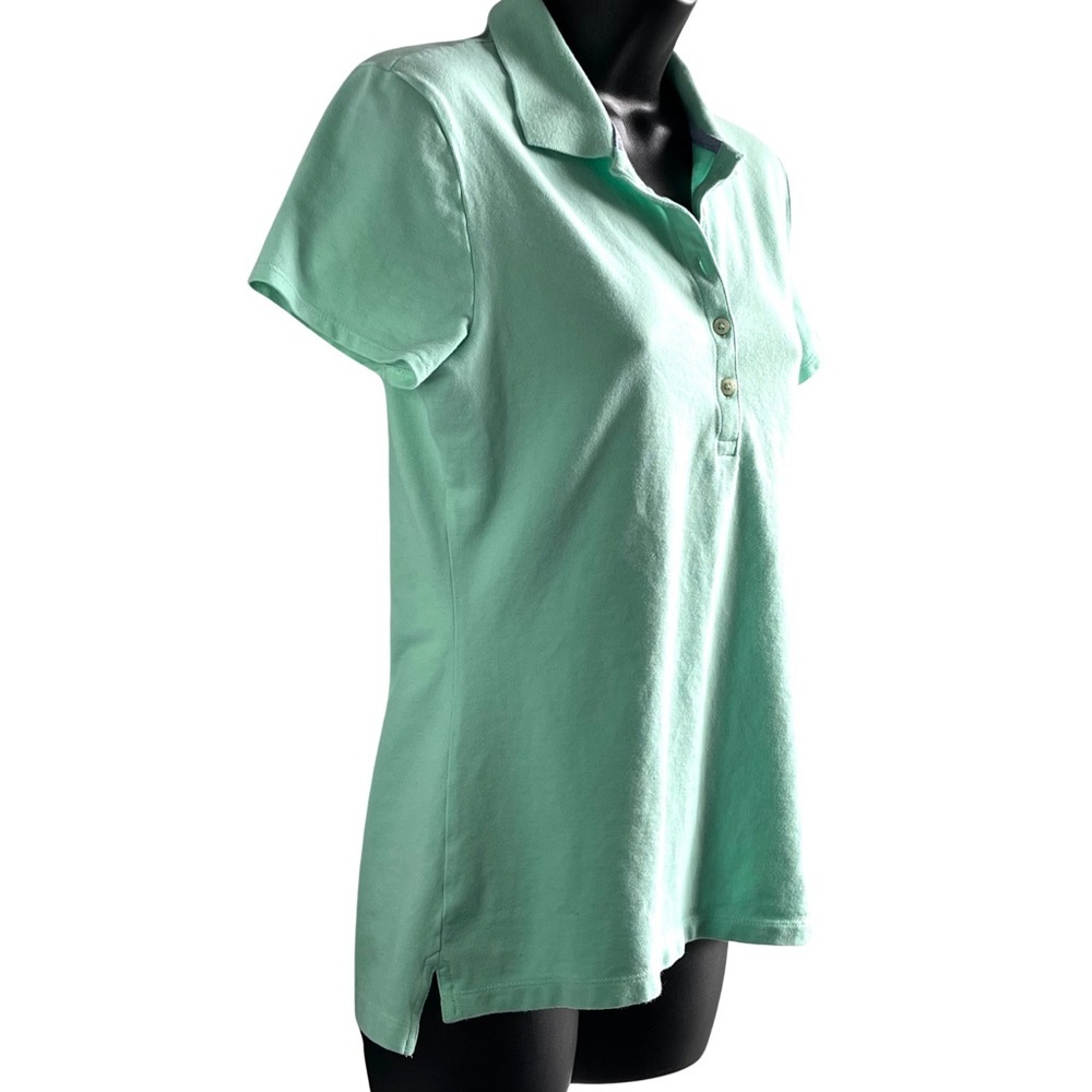 Tommy Hilfiger Green Classic Short Sleeve Collared Pique Polo Pullover SzM - Picture 4 of 10